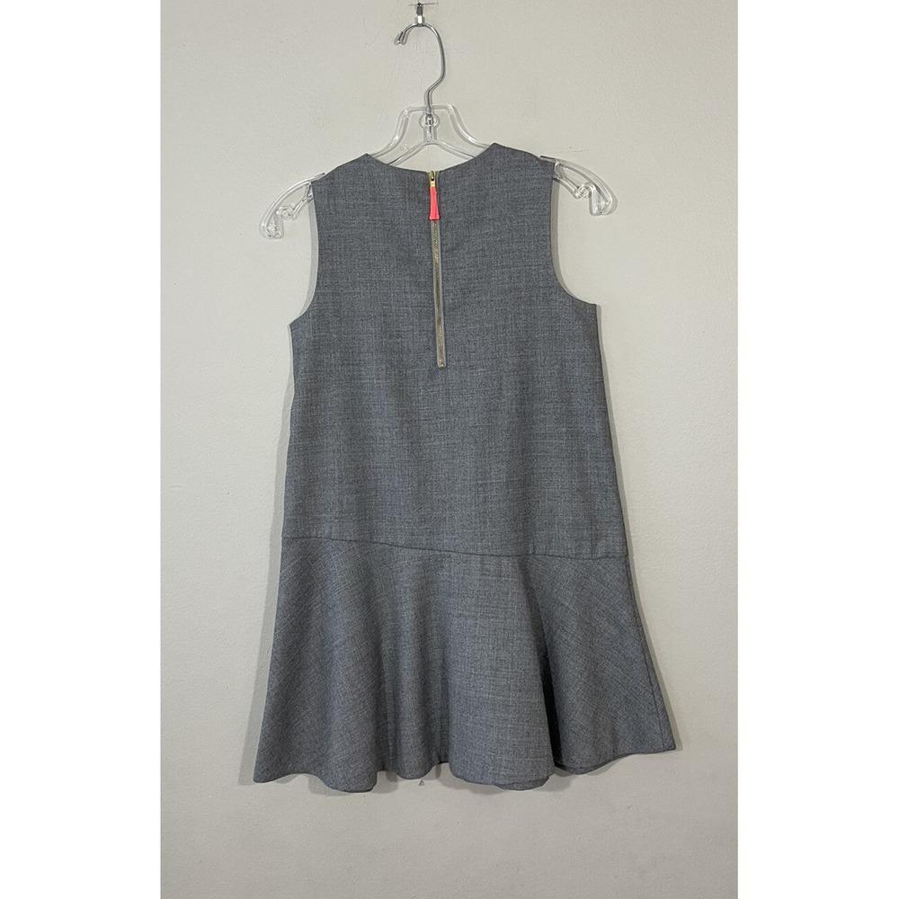 Crewcuts Flutter Hem Light Gray Dress Wool‎ Blend Preppy Style# C8972 Size 10 - Picture 2 of 6